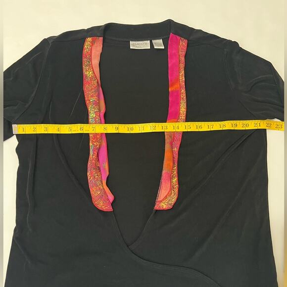 Chicos Travelers cardigan size 2 - Picture 6 of 6